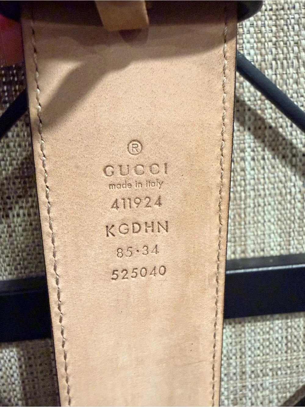 *Gucci* Beige GG Canvas Belt with Silver Interlocking G Buckle 🤩 - Fits 32 - 36”